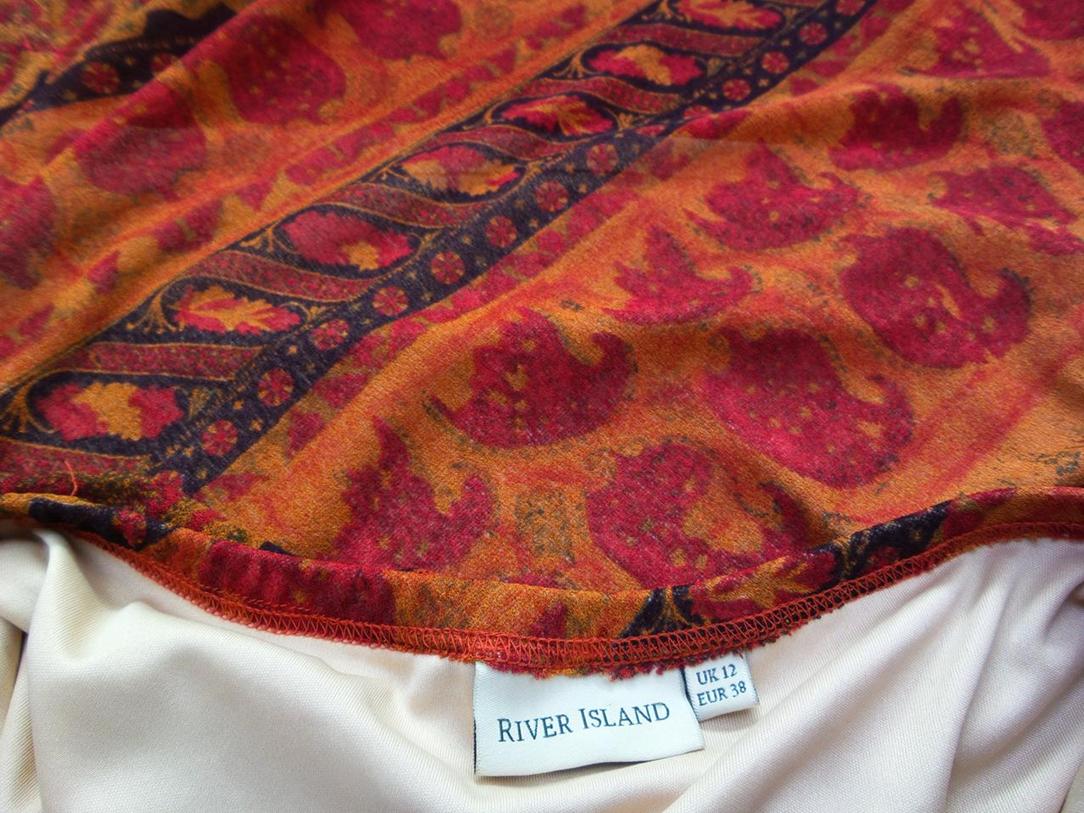 20170731_130208.jpg River island Rozmiar 38 Kolor Brązowy Spódnica Maxi Długa