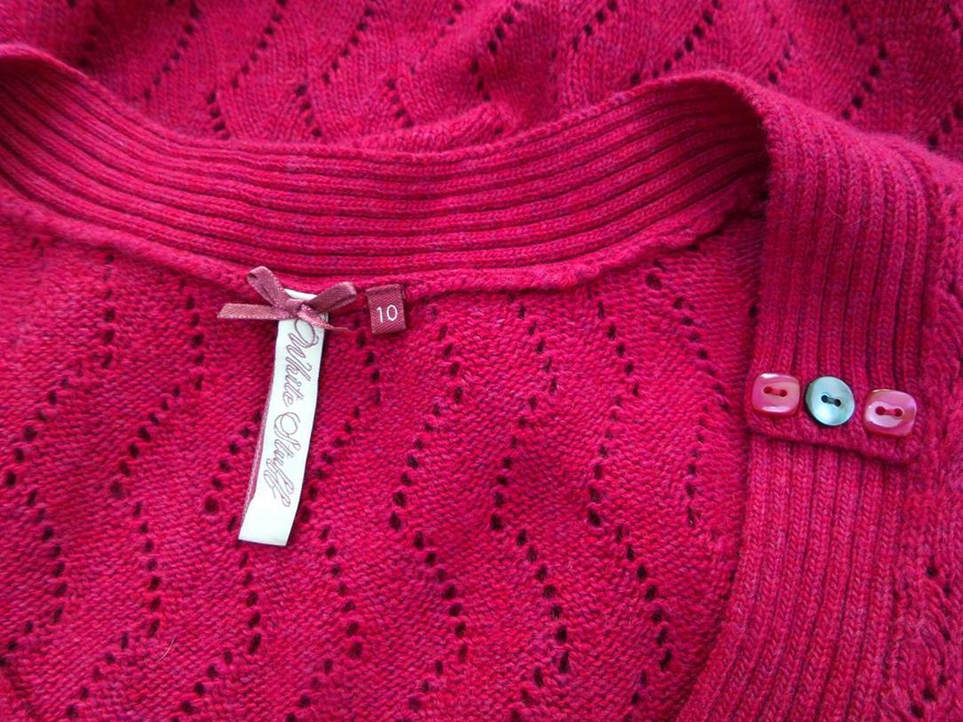 20170801_145053.jpg White stuff Rozmiar 10 (38) Kolor Purpurowy Okrągły dekolt Kamizelka Bezrękawnik Materiał Wiskoza