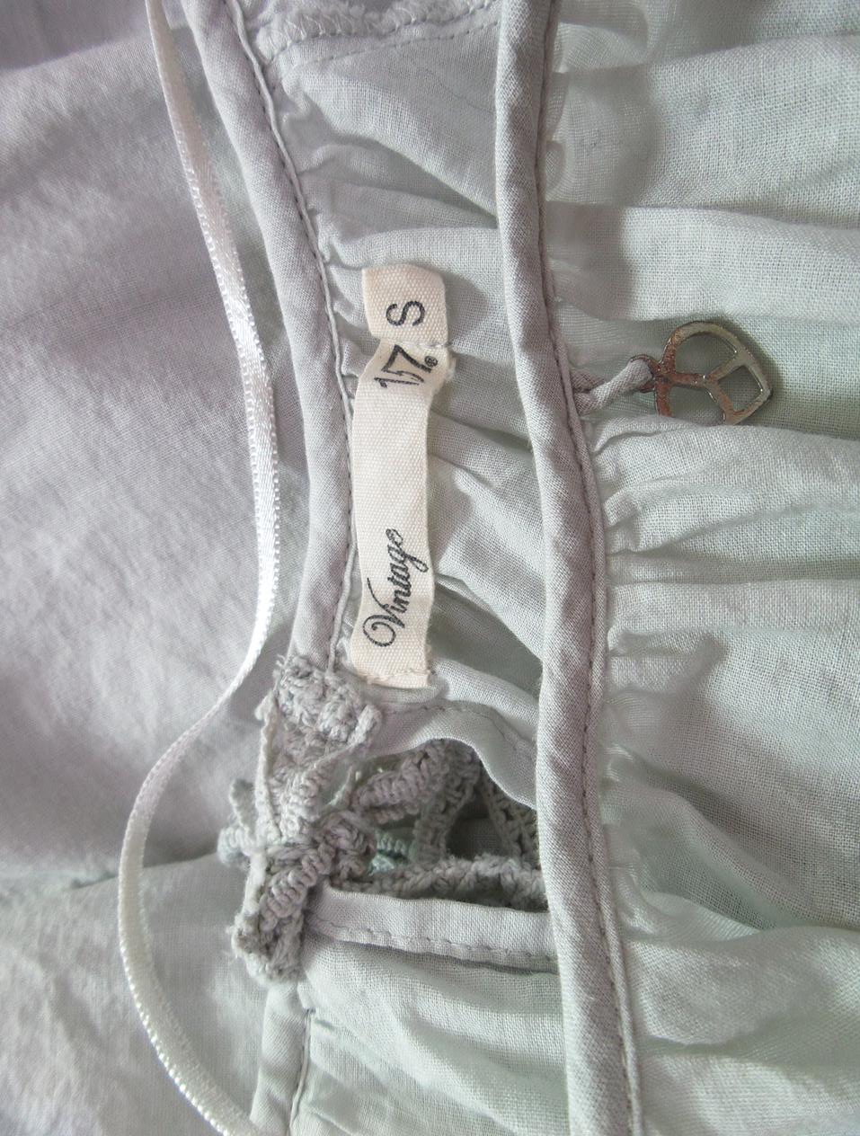 Vintage 157 Rozmiar S Kolor Szary Okrągły dekolt Bluzka Rękaw 3/4 Materiał Bawełna
