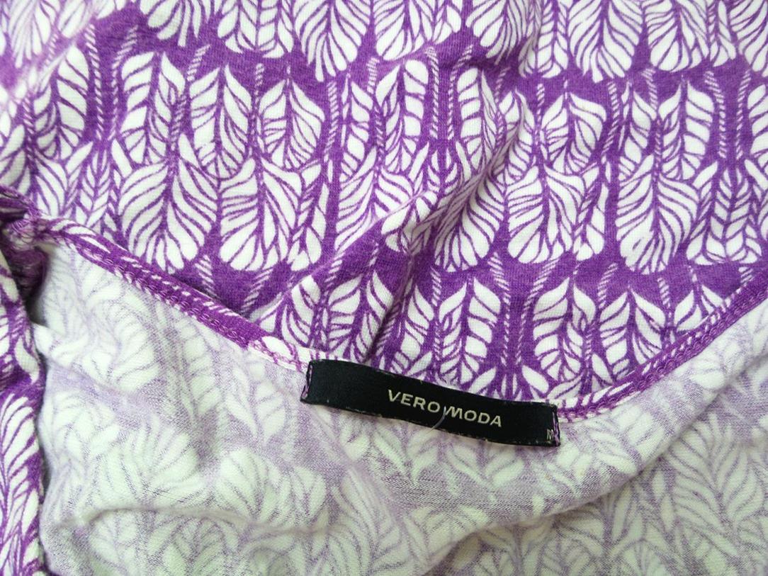 Vero moda Rozmiar M Kolor Lawendowy W serek Sukienka Sheath Rękaw 3/4 Midi Materiał Wiskoza Vero moda Rozmiar M Kolor Lawendowy W serek Sukienka Sheath Rękaw 3/4 Midi Materiał Wiskoza