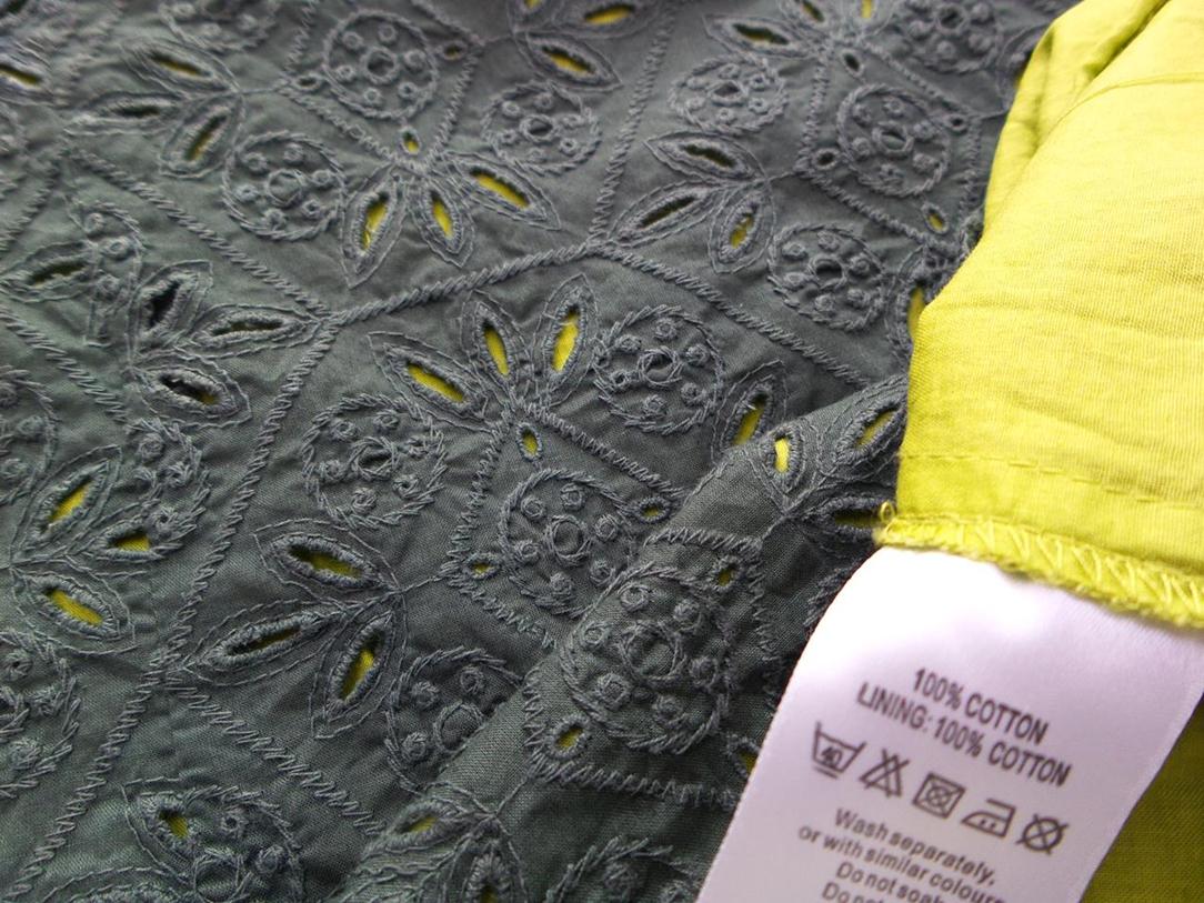20170807_135627.jpg Monsoon Rozmiar 42 Kolor Zielony A-Line Spódnica Midi Materiał Bawełna