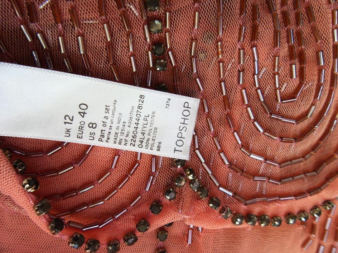 20170808_141742.jpg Topshop Rozmiar 40 Kolor Pudrowy Róż Okrągły dekolt Bluzka Bezrękawnik