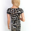 Star by Julienmacdonald Rozmiar 10 (38) Kolor Czarny W serek Sukienka Bodycon Krótki rękaw Midi Materiał Wiskoza