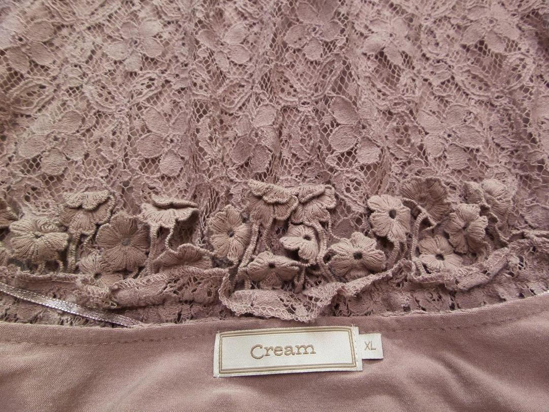 Cream Rozmiar XL Kolor Pudrowy Róż Dekolt U Sukienka Blouson Bezrękawnik Midi Materiał Bawełna Cream Rozmiar XL Kolor Pudrowy Róż Dekolt U Sukienka Blouson Bezrękawnik Midi Materiał Bawełna