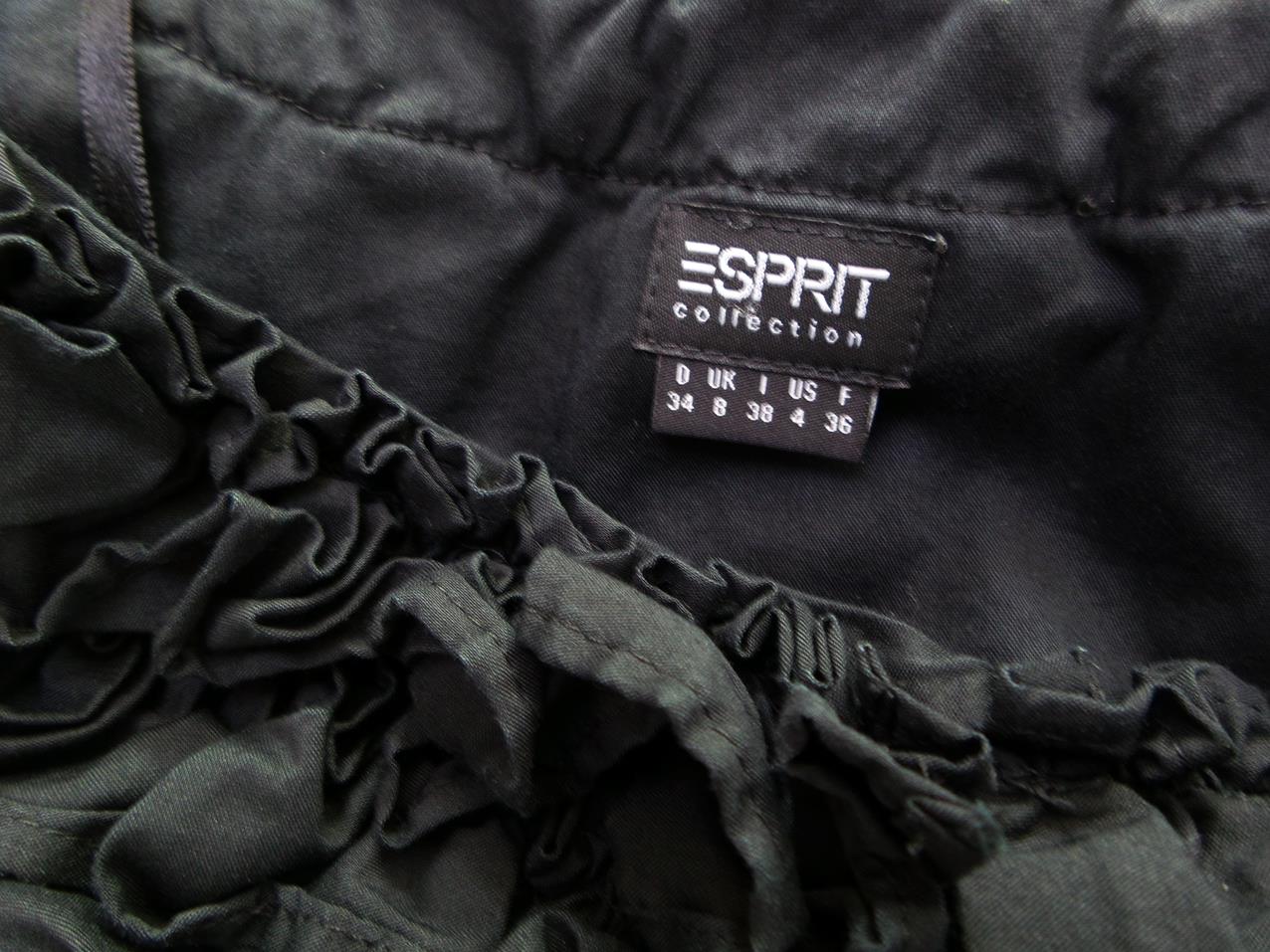 Esprit Rozmiar 36 Kolor Czarny Okrągły dekolt Tunika Bluzka Rękaw 3/4 Materiał Bawełna Esprit Rozmiar 36 Kolor Czarny Okrągły dekolt Tunika Bluzka Rękaw 3/4 Materiał Bawełna