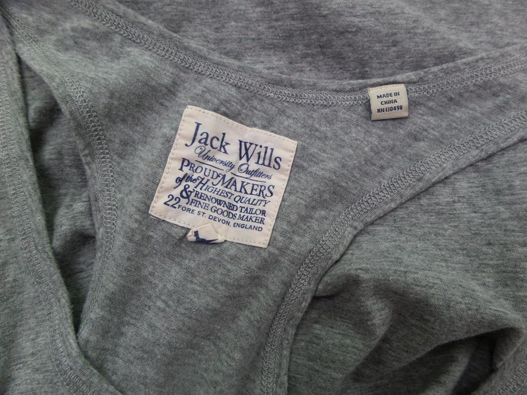Jack Wills Rozmiar 10 (38) Kolor Szary Dekolt U Bluzka Bezrękawnik Materiał Bawełna Jack Wills Rozmiar 10 (38) Kolor Szary Dekolt U Bluzka Bezrękawnik Materiał Bawełna