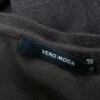 Vero moda Rozmiar M Kolor Brązowy W serek Kardigan Zapinany Rękaw 3/4 Materiał Wiskoza Cienka dzianina