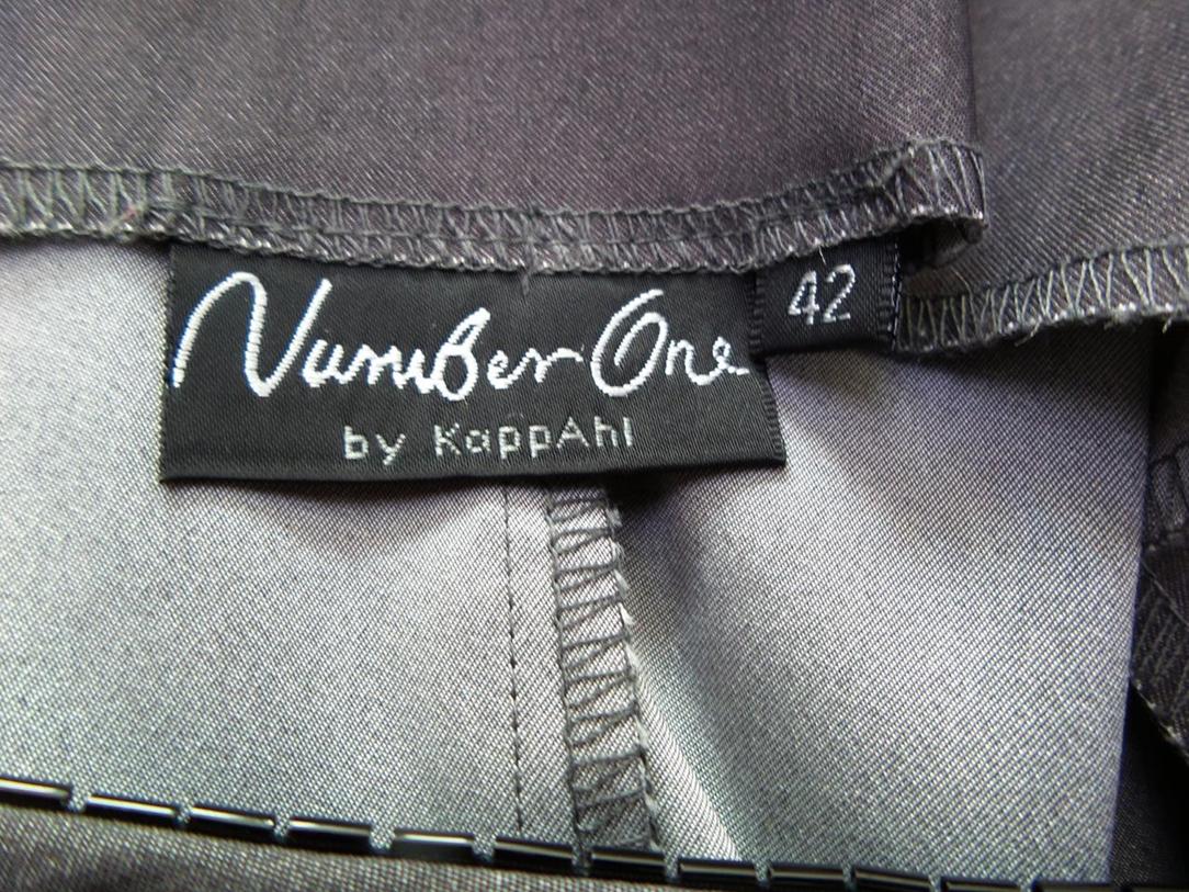 Number one Rozmiar 42 Kolor Szary Kwadratowy dekolt Sukienka A-Line Bezrękawnik Midi Number one Rozmiar 42 Kolor Szary Kwadratowy dekolt Sukienka A-Line Bezrękawnik Midi