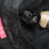 DERHY Rozmiar S Kolor Czarny Okrągły dekolt Sukienka A-Line Bezrękawnik Do Kolan