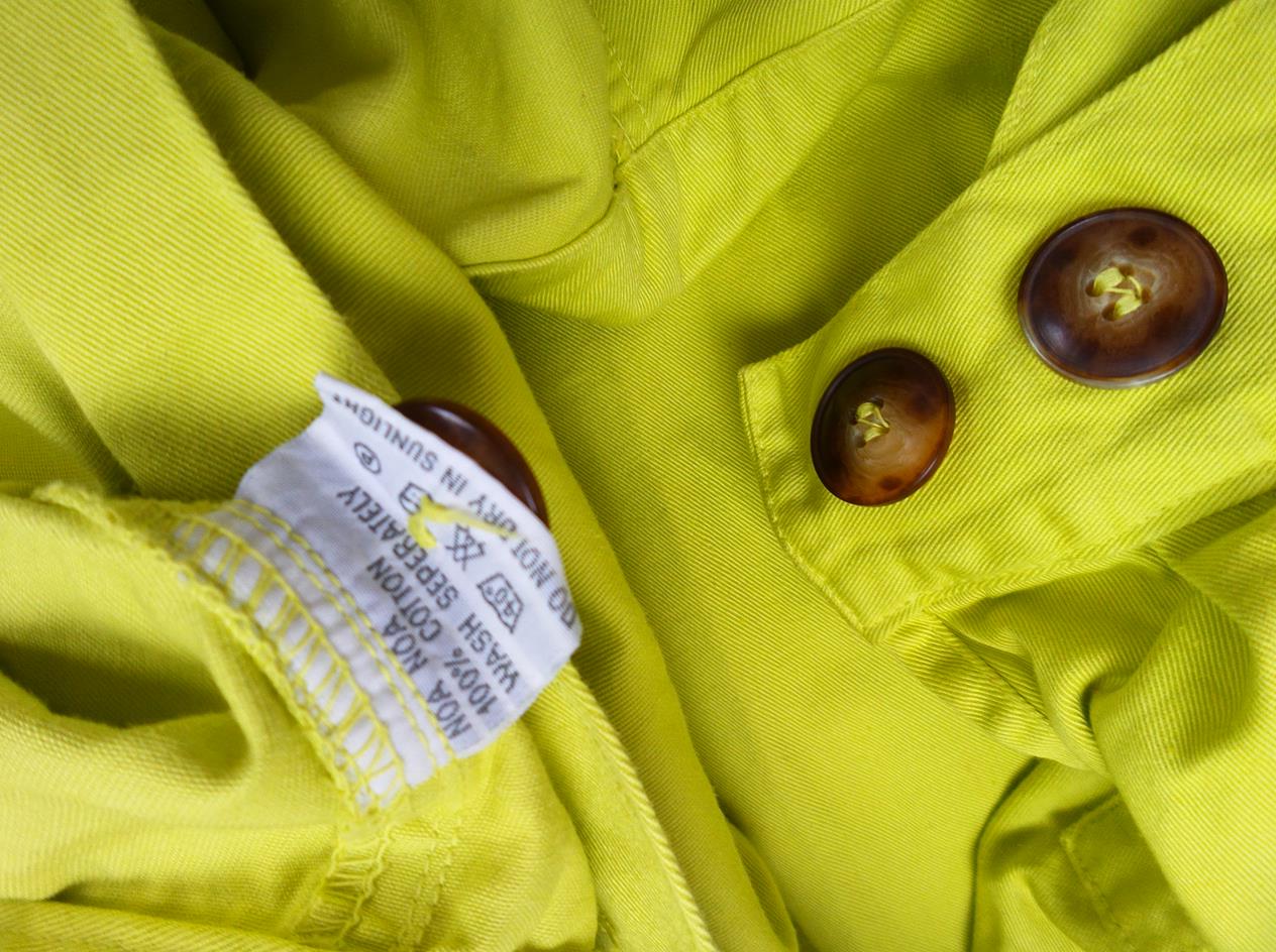 20170823_093157.jpg Noa noa Rozmiar 3 Kolor Limonkowa Zieleń Kurtka Długi rękaw Materiał Bawełna