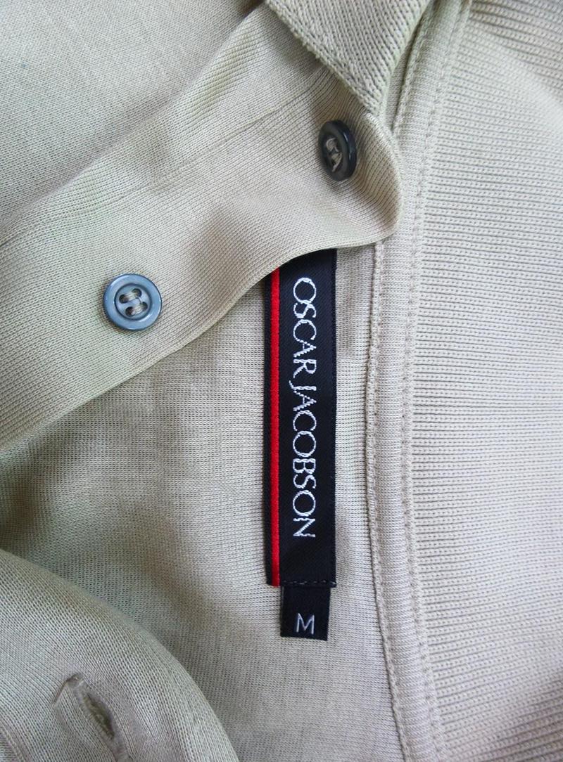 20170824_090810.jpg Oscar Jacobson Rozmiar ZM Kolor Beżowy Męski T-Shirt Krótki rękaw Materiał Bawełna