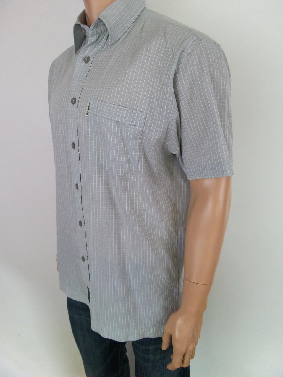 BEN SHERMAN Rozmiar M Kołnierz Męska Koszula Casual Krótki rękaw
