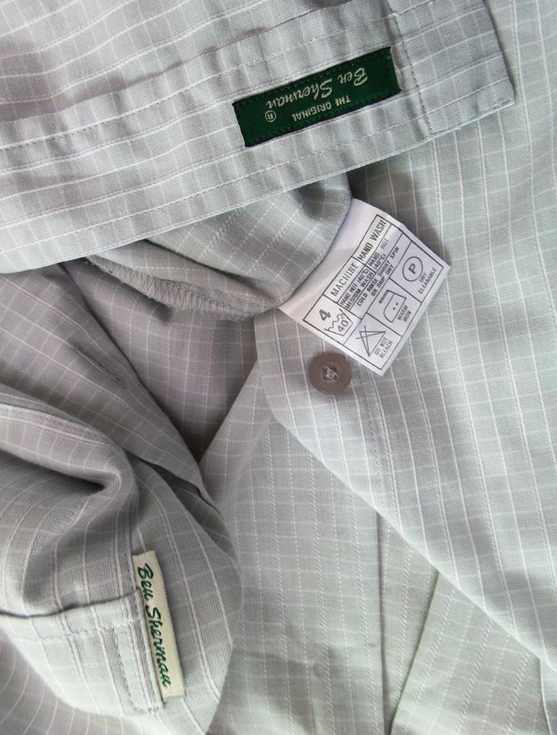 BEN SHERMAN Rozmiar M Kołnierz Męska Koszula Casual Krótki rękaw