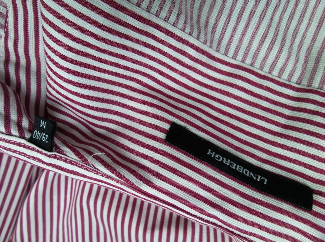 20170828_141855.jpg Lindbergh Rozmiar M Kolor Czerwony Kołnierz Męska Koszula Elegancka Długi rękaw Materiał Bawełna