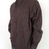 George Rozmiar XL Kolor Brązowy Kołnierz Męska Koszula Casual Długi rękaw Materiał Bawełna