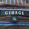 George Rozmiar XL Kolor Brązowy Kołnierz Męska Koszula Casual Długi rękaw Materiał Bawełna