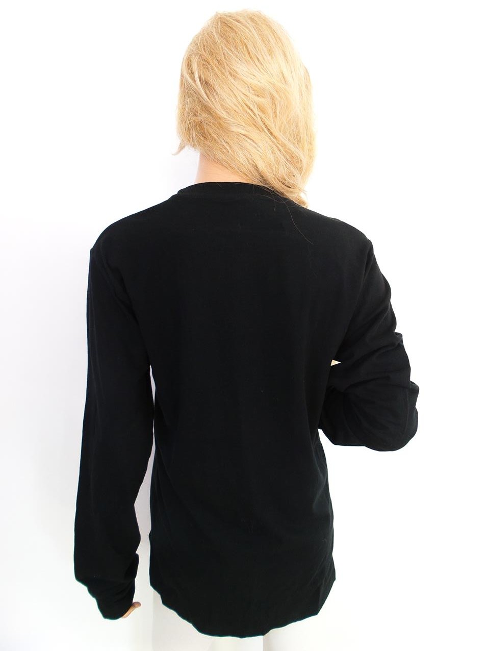 4 You Rozmiar L Kolor Czarny Crew Neck Tunika Bluzka Długi rękaw Materiał Bawełna 4 You Rozmiar L Kolor Czarny Crew Neck Tunika Bluzka Długi rękaw Materiał Bawełna