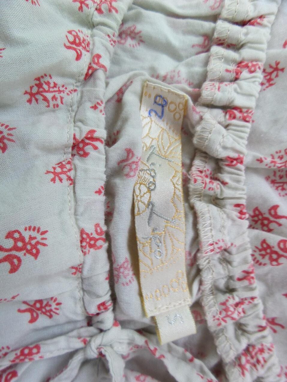 Lipo lipo Rozmiar S Kolor Kremowy Roślinny Liście Okrągły dekolt Tunika Bluzka Rękaw 3/4 Materiał Bawełna Lipo lipo Rozmiar S Kolor Kremowy Roślinny Liście Okrągły dekolt Tunika Bluzka Rękaw 3/4 Materiał Bawełna