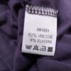 The Masai Rozmiar L Kolor Fioletowy Okrągły dekolt Sukienka Mini Krótki rękaw Krótka Materiał Wiskoza