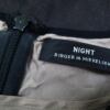 NIGHT BIRGER ET MIKKELSEN Rozmiar 36 Kolor Beżowy Drapowany dekolt Sukienka Bodycon Bezrękawnik Do Kolan Materiał Jedwab
