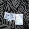 The Masai Rozmiar S Kolor Beżowy Panterka W serek Bluzka Rękaw 3/4 Materiał Wiskoza