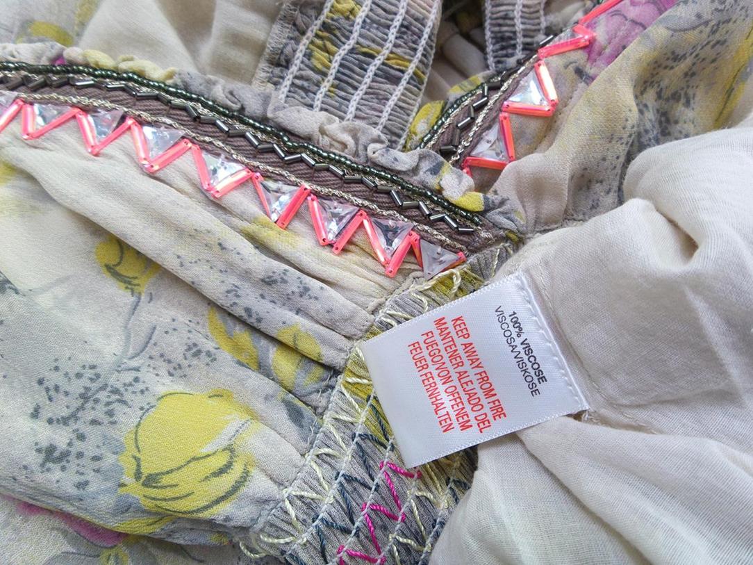 River island Rozmiar 8/34 Kolor Żółty W serek Sukienka Maxi Bezrękawnik Długa Materiał Wiskoza River island Rozmiar 8/34 Kolor Żółty W serek Sukienka Maxi Bezrękawnik Długa Materiał Wiskoza