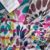 Topshop Rozmiar 10 (38) Kolor Biały Odkryte Ramiona Sukienka Letnia Bezrękawnik Midi Materiał Bawełna