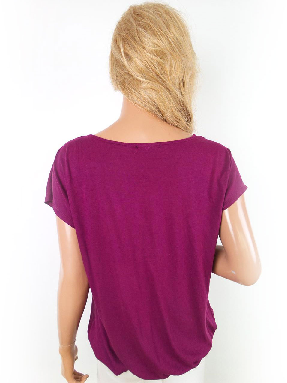 Gap Rozmiar S Kolor Purpurowy W serek Tunika Bluzka Bezrękawnik Materiał Bawełna Gap Rozmiar S Kolor Purpurowy W serek Tunika Bluzka Bezrękawnik Materiał Bawełna