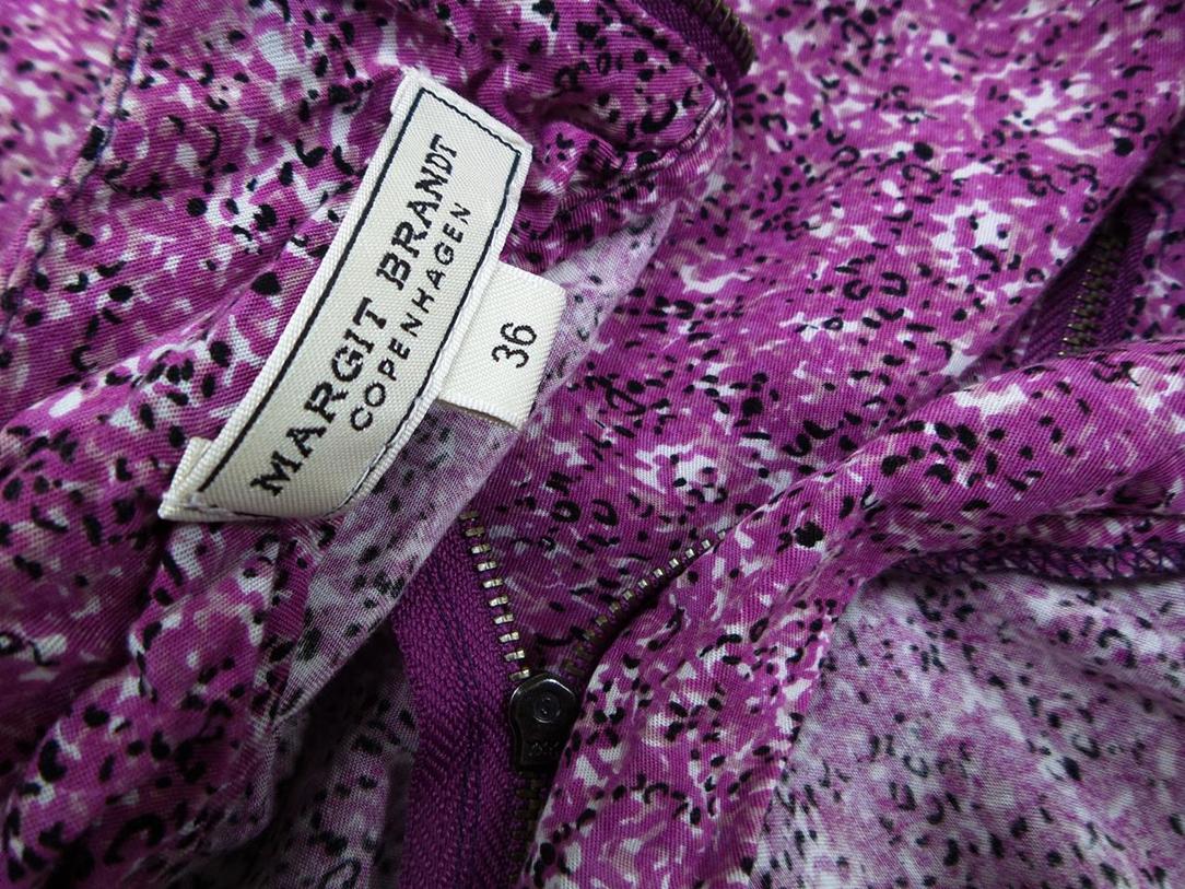 Margit brandt Rozmiar 36 Kolor Różowy Okrągły dekolt Sukienka Mini Rękaw 3/4 Krótka Materiał Rayon Margit brandt Rozmiar 36 Kolor Różowy Okrągły dekolt Sukienka Mini Rękaw 3/4 Krótka Materiał Rayon