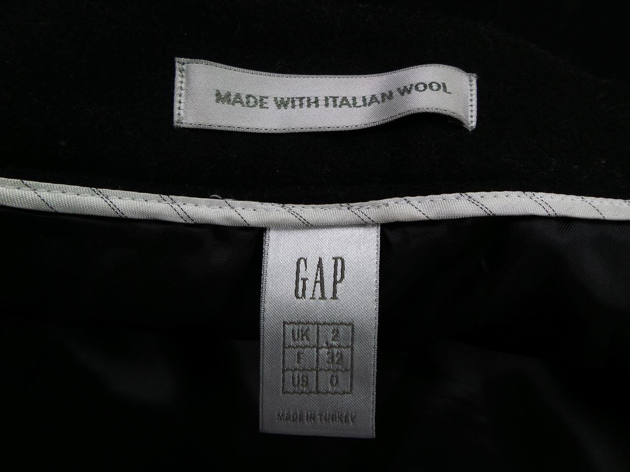 Gap Rozmiar 38 Kolor Czarny Spódnica Mini Krótka Materiał Wełna