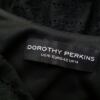 Dorothy perkins Rozmiar 42 Kolor Czarny Okrągły dekolt Sukienka A-Line Bezrękawnik Do Kolan