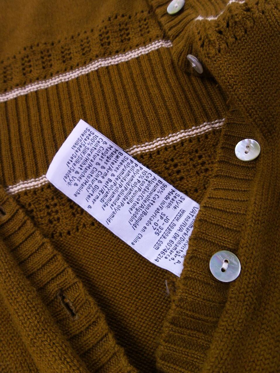 Noa noa Rozmiar 40 Kolor Brązowy Dekolt U Długi Zapinany Kardigan Krótki rękaw Materiał Bawełna Noa noa Rozmiar 40 Kolor Brązowy Dekolt U Długi Zapinany Kardigan Krótki rękaw Materiał Bawełna