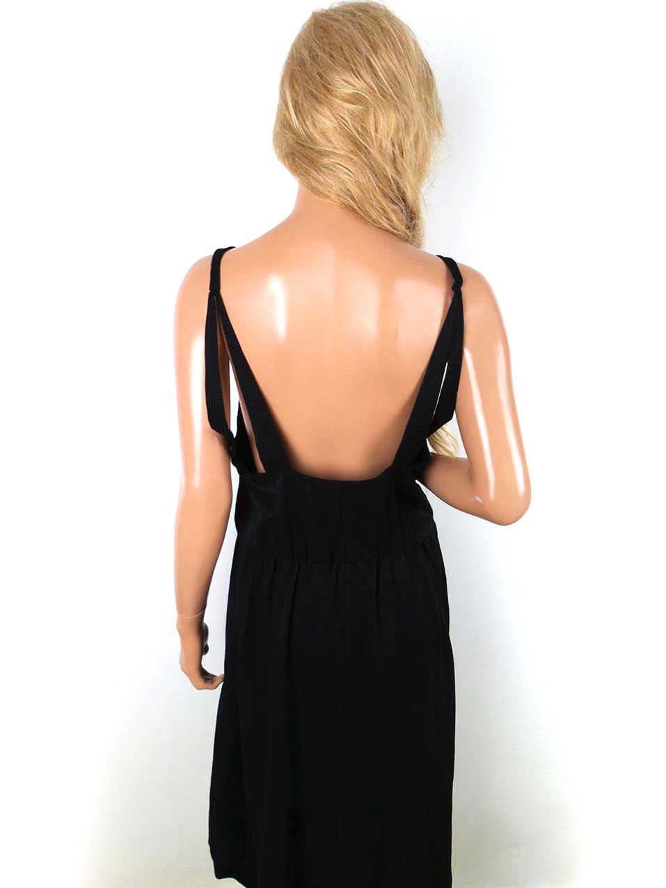 ASOS Rozmiar 42 Kolor Czarny Okrągły dekolt Sukienka Maxi Bezrękawnik Długa Materiał Wiskoza ASOS Rozmiar 42 Kolor Czarny Okrągły dekolt Sukienka Maxi Bezrękawnik Długa Materiał Wiskoza