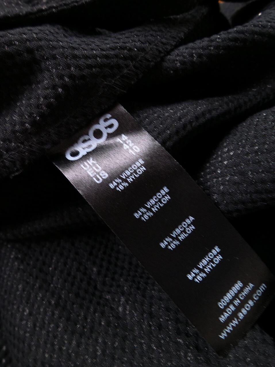 ASOS Rozmiar 42 Kolor Czarny Okrągły dekolt Sukienka Maxi Bezrękawnik Długa Materiał Wiskoza ASOS Rozmiar 42 Kolor Czarny Okrągły dekolt Sukienka Maxi Bezrękawnik Długa Materiał Wiskoza