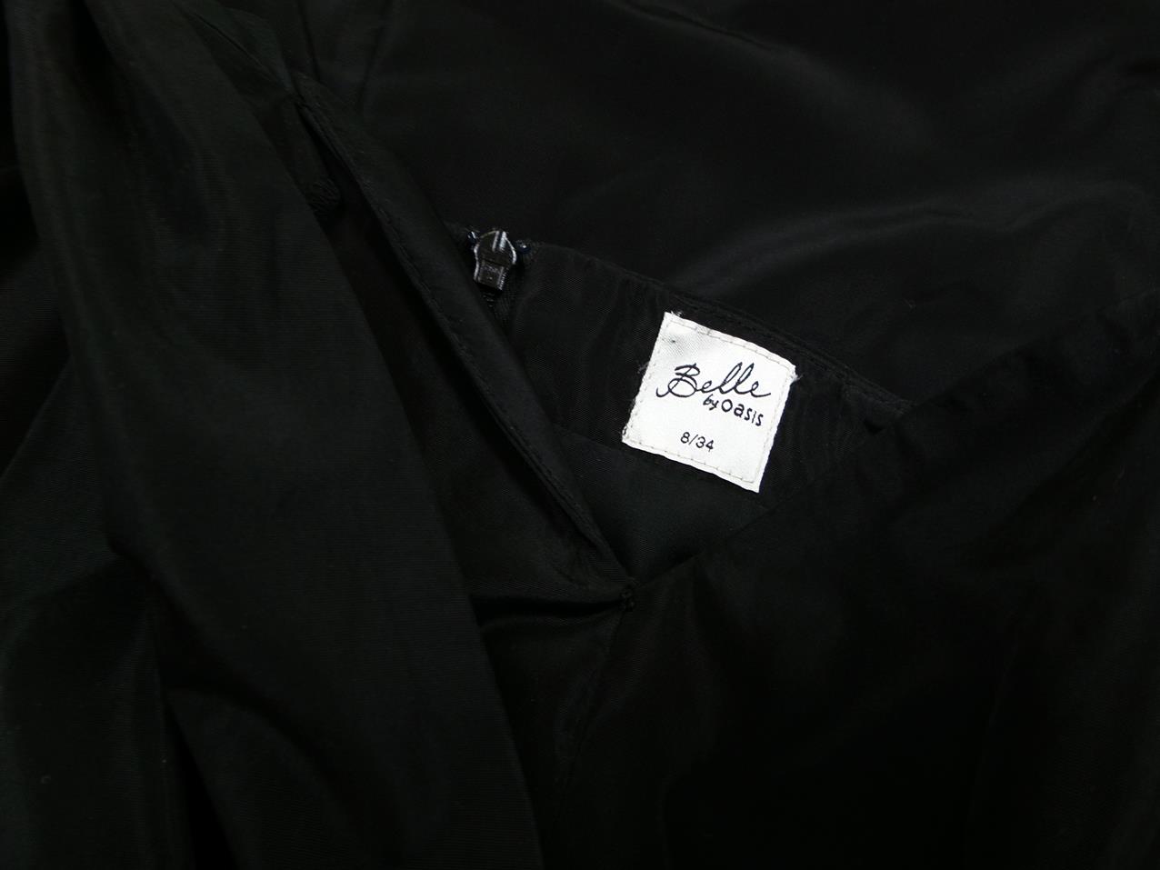 Belle by Oasis Rozmiar 8/34 Kolor Czarny Na Jedno Ramię Suknia Balowa Sukienka Wieczorowa Bezrękawnik Krótka Belle by Oasis Rozmiar 8/34 Kolor Czarny Na Jedno Ramię Suknia Balowa Sukienka Wieczorowa Bezrękawnik Krótka