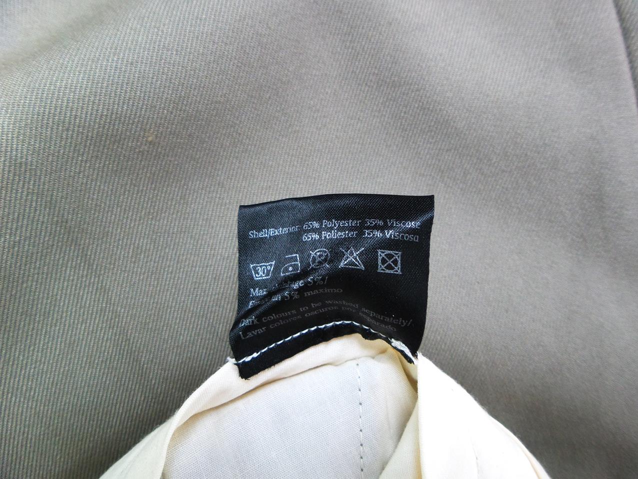 Selected Homme Rozmiar XL Kolor Beżowy Spodnie Eleganckie