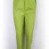 B Vintage Rozmiar 38 Kolor Limonkowa Zieleń Spodnie Casual Materiał Bawełna