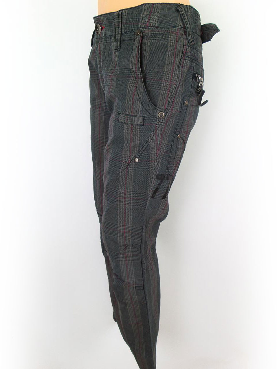 20170925_135117.jpg Denim Rozmiar 28 Kolor Szary Spodnie Casual Materiał Bawełna 100%