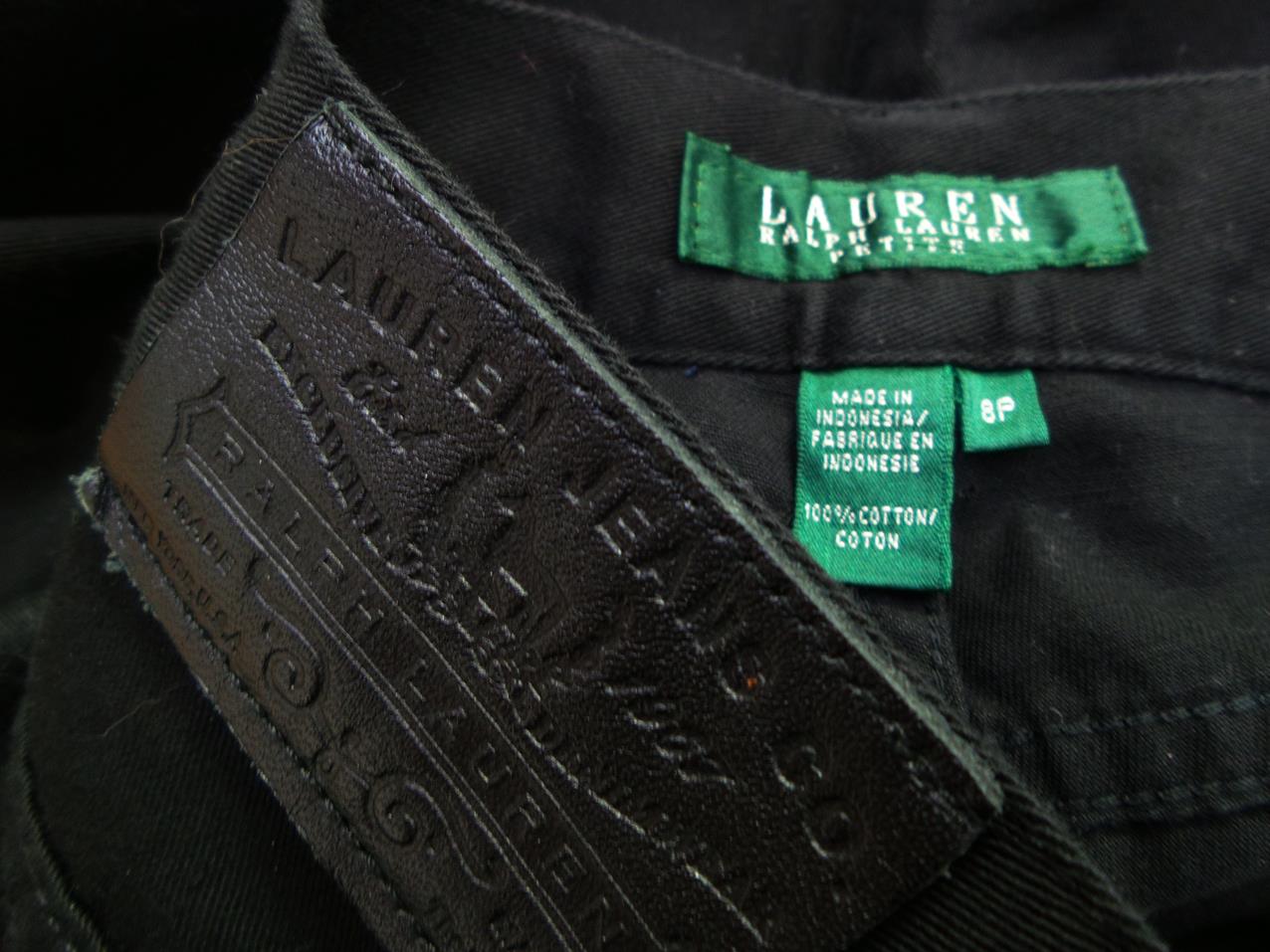 20170926_124710.jpg Lauren ralph lauren Rozmiar 8 (36) Kolor Czarny Spodnie Rybaczki Materiał Bawełna 100%