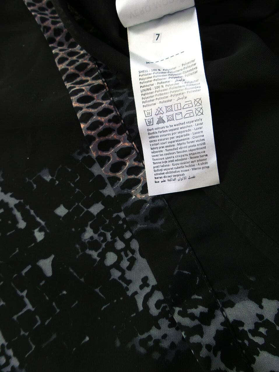 Vero moda Rozmiar L Kolor Czarny Panterka Dekolt Serce Bluzka Bezrękawnik