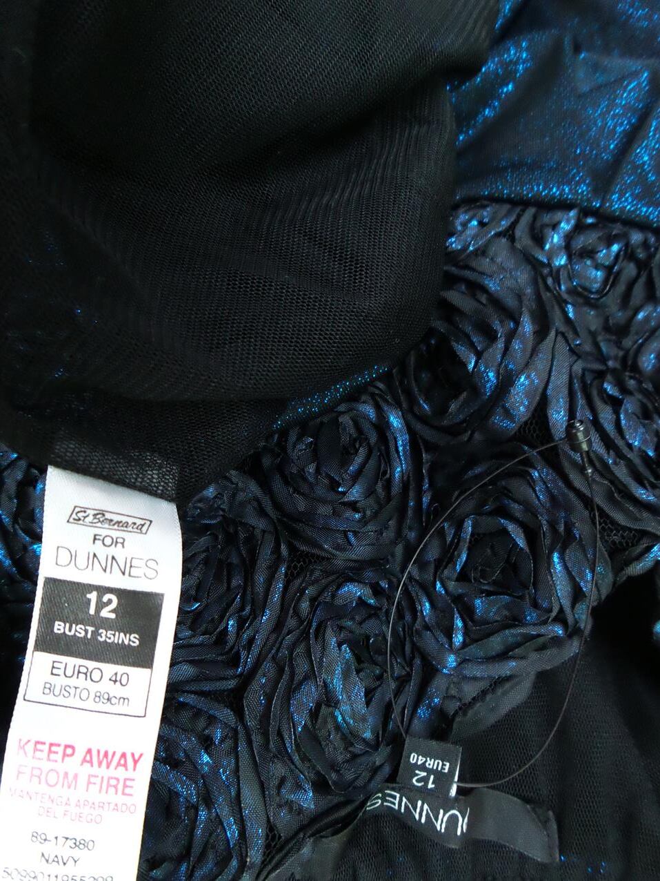 Dunnes stores Rozmiar 40 Kolor Granatowy Dekolt Serce Suknia Balowa Sukienka Wieczorowa Bezrękawnik Do Kolan Dunnes stores Rozmiar 40 Kolor Granatowy Dekolt Serce Suknia Balowa Sukienka Wieczorowa Bezrękawnik Do Kolan