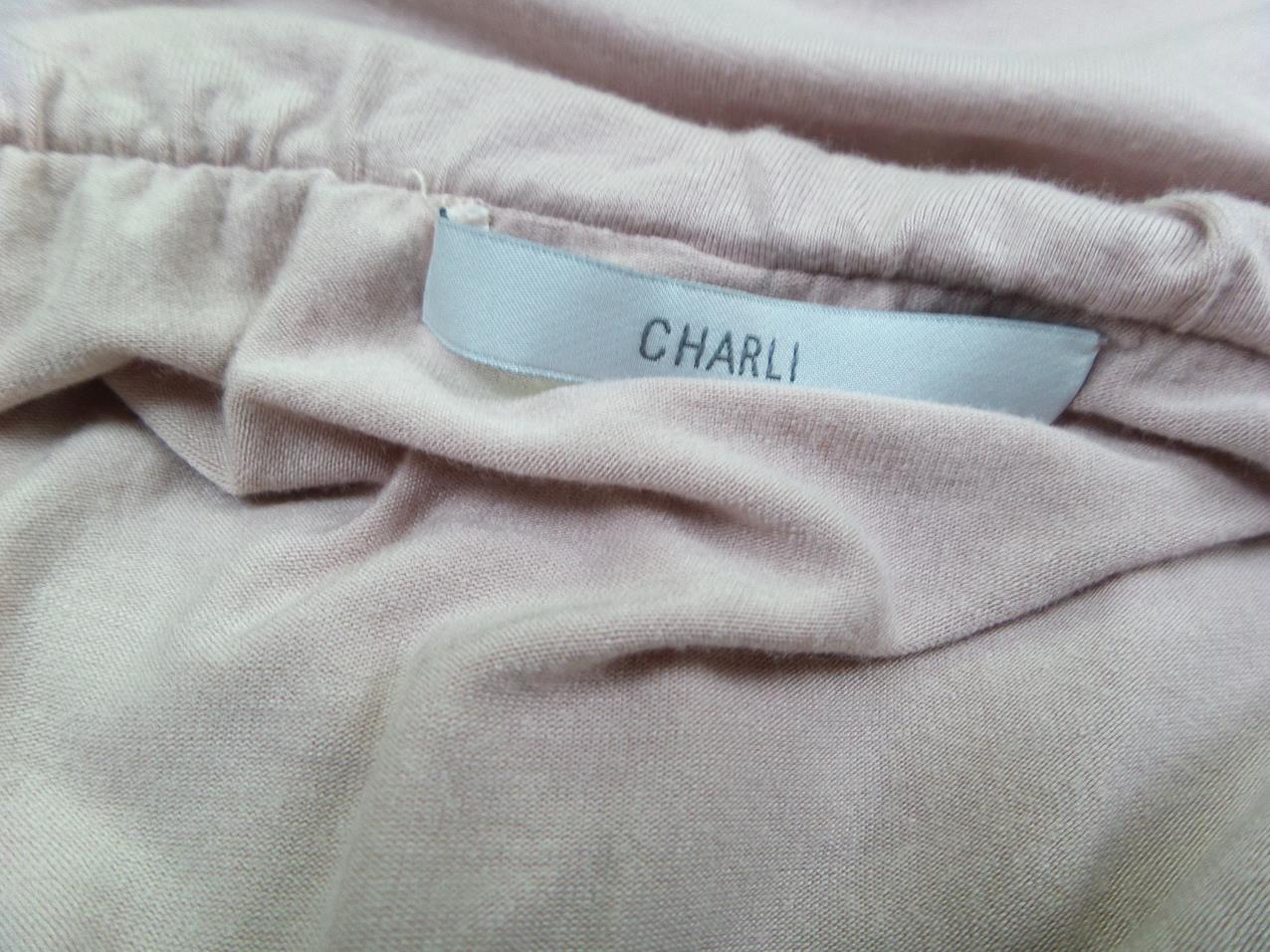 Charli Rozmiar 42 Kolor Pudrowy Róż Spódnica Maxi Długa Materiał Wiskoza
