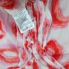 Time Rozmiar XXL Kolor Pomarańczowy Split Crew Neck Sukienka Mini Rękaw 3/4 Krótka Materiał Bawełna 100%