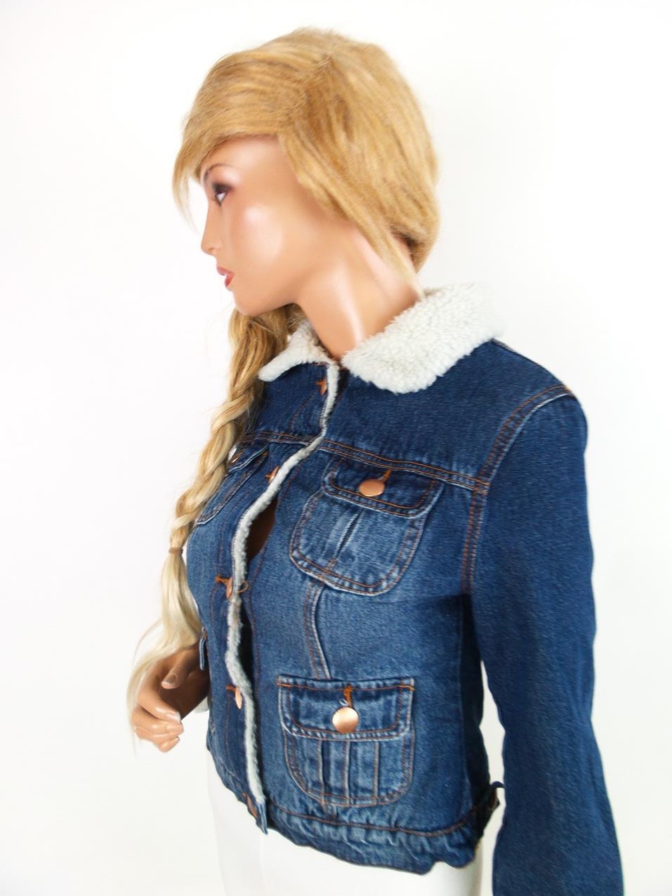 20171009_102719_0.jpg Denim Rozmiar 36 Kolor Granatowy Kurtka Jeansowa Długi rękaw Materiał Bawełna 100%