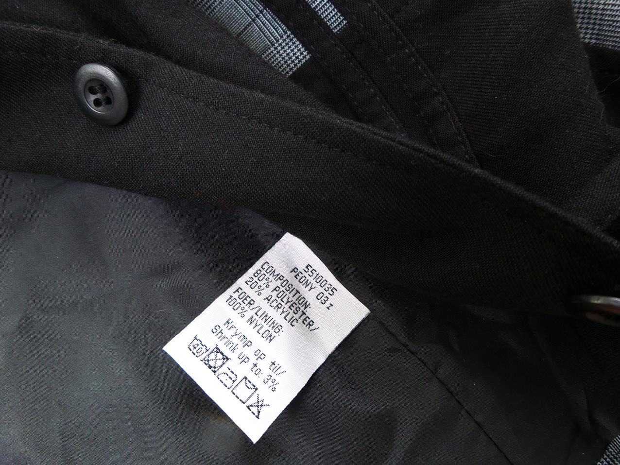 Ze - ze Rozmiar XL Kolor Szary Kołnierz Żakiet z zapięciem Długi rękaw