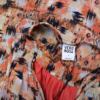 Vero moda Rozmiar M Kolor Pomarańczowy W serek Sukienka Maxi Bezrękawnik Długa