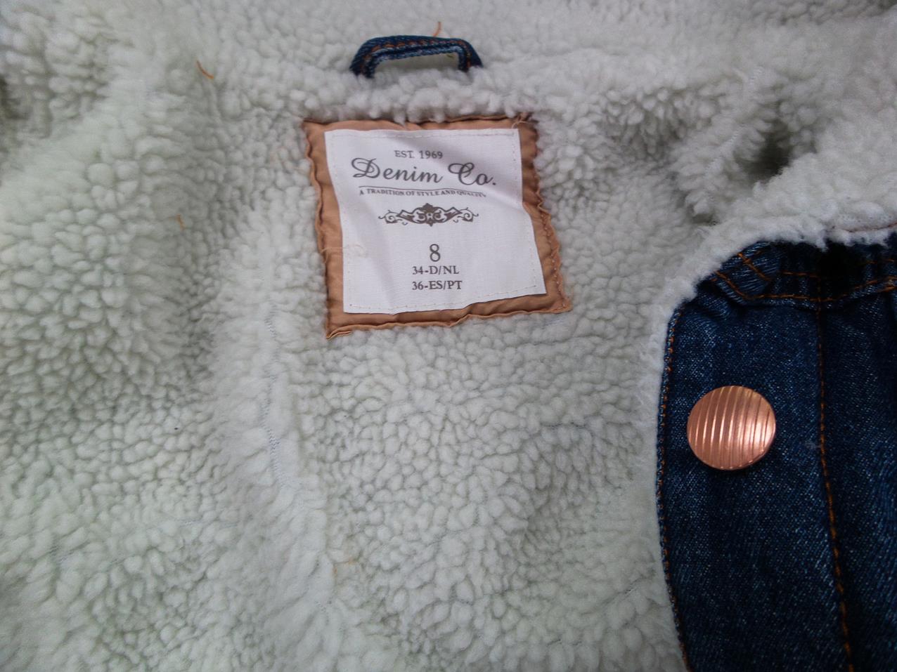 20171011_111619.jpg Denim Rozmiar 34 Kolor Granatowy Kurtka Jeansowa Długi rękaw Materiał Bawełna 100%