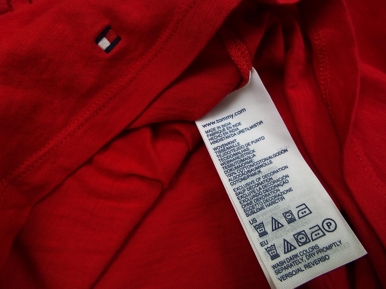 Tommy hilfiger Rozmiar S Kolor Czerwony Kwadratowy dekolt Bluzka Bezrękawnik Materiał Bawełna 100% Tommy hilfiger Rozmiar S Kolor Czerwony Kwadratowy dekolt Bluzka Bezrękawnik Materiał Bawełna 100%