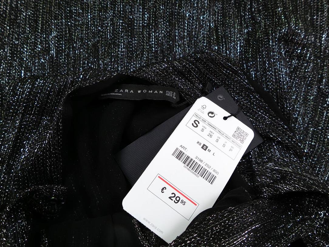 Zara Rozmiar S Kolor Czarny Halter Suknia Balowa Sukienka Wieczorowa Bezrękawnik Krótka