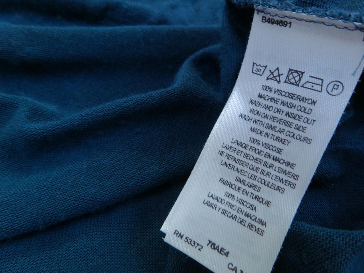French connection Rozmiar S Kolor Granatowy Drapowany dekolt Tunika Bluzka Rękaw 3/4 Materiał Wiskoza 100% French connection Rozmiar S Kolor Granatowy Drapowany dekolt Tunika Bluzka Rękaw 3/4 Materiał Wiskoza 100%
